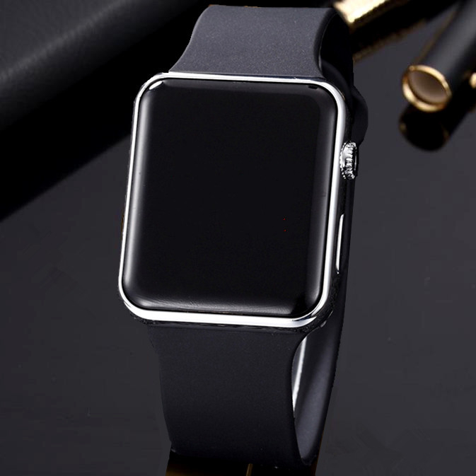 Men LED Digital Sports Watches Men's Rubber Strap Male Military Wristwatch Clock