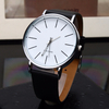  Quartz Watch Men Leather Casual Watches Men's Clock Male Sports Wristwatch