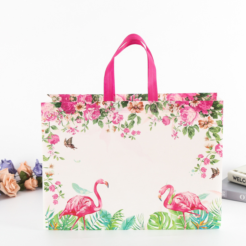 OEM Eco Friendly Non Woven Shopping Bag Recyclable Grocery Laminated PP Non-Woven Tote Bag