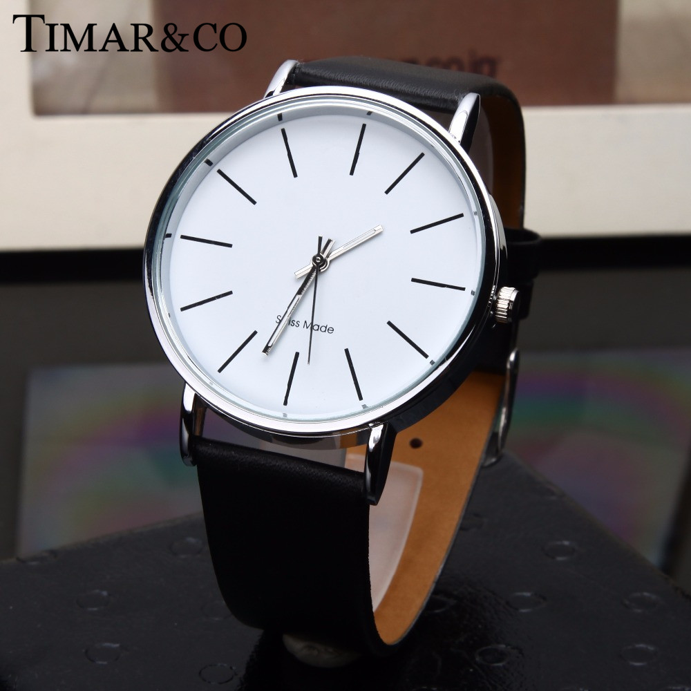  Quartz Watch Men Leather Casual Watches Men's Clock Male Sports Wristwatch