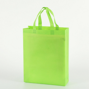 Printed Organic Washable Grocery Value Reusable PP Gift Foldable Non-Woven Tote Shopping Bag 