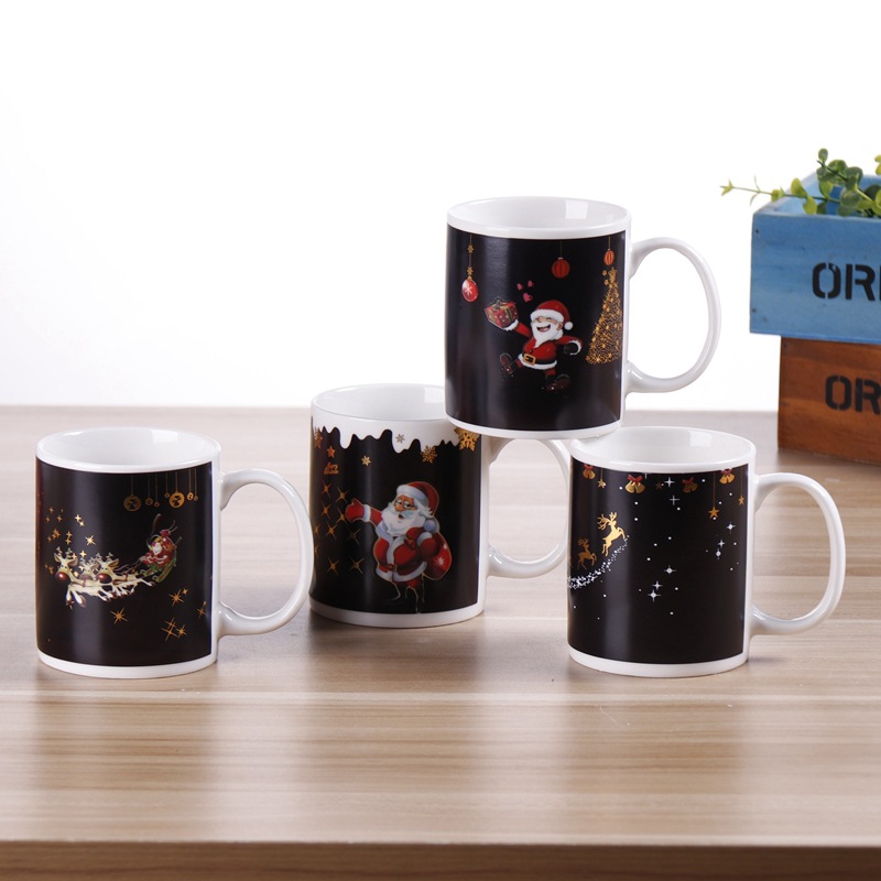 Magical Color Changing Color Mug/Coffee Tea Milk Hot Cold Heat Sensitive Color-changing Mug Cup 