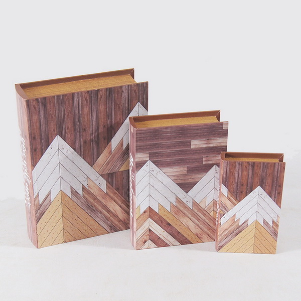 Wholesale Wonderful Wooden Book Shape Box Canvas