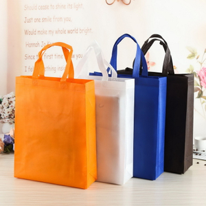 Promotional Non-woven Tote Shopping Bag with Custom Logo 