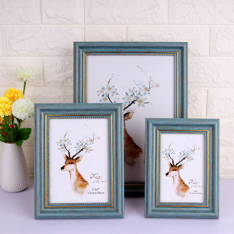 Classical Plastic PS Photo Picture Frame for Home Decoration