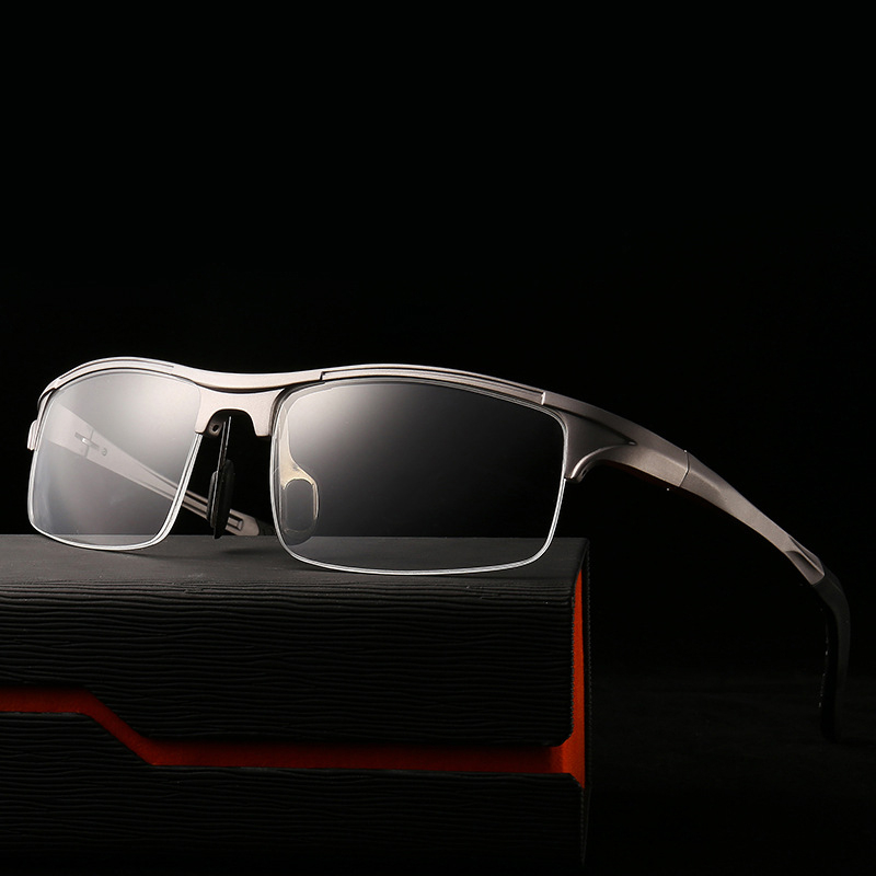 New Half Rim Uv400 Protective Mirrored Custom Branded OEM PC Sunglasses