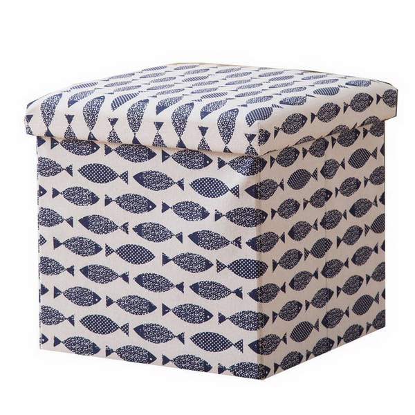 Modern Designer Sofa Storage Soft Patchwork Industrial Classic Leather Poufs