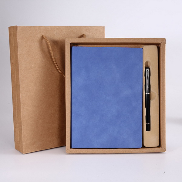 ECO Book Coil Notebook with Paper Pen Recyclable Elastic Band Notebook for Promotion Gift