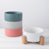 Wholesale Small White Hexagon Ceramic Flower Pots for Succulent Plants