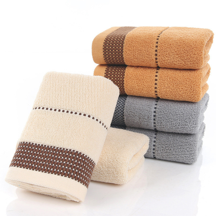 China Wholesale Cotton Home Bath Towel Face Towel 34x75,110gsm 