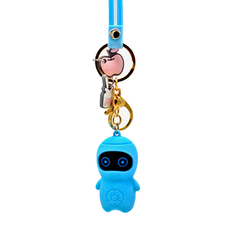 Wholesale Keyrings Custom Size Embossed Customized Logo 3d Led Chain Pvc Key Chains