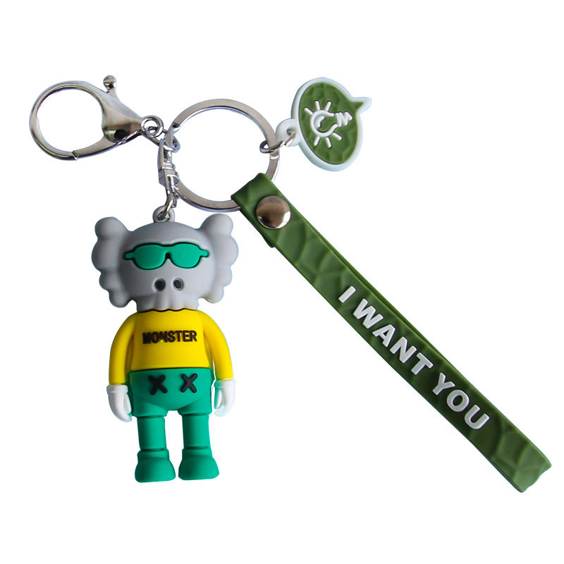 Wholesale Promotional Custom Made Keychain Soft 3D Rubber PVC Key Chain