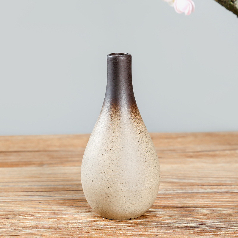 garden plant shape stoneware garden ceramic green flower vase for wedding