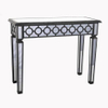 High Quality Venetian Silver Diamond Glitz Mirrored Crystal Bedroom Chest Furniture 