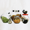 Custom Made Round Candle Glass Jar Glass Cosmetic Jar Straight Side Glass Jar with Lid 
