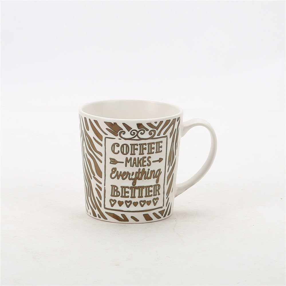 Ceramic Mug Milk Coffee Mug with Trend Office Home Water Cup Simple Version