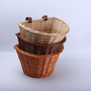 Custom Made Willow Woven Wicker Storage Basket Made in China 