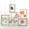 Best Selling Custom Wood Double Sided Glass Picture Frame Square Photo Frame Wholesale