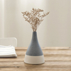 Ceramic Porcelain Stoneware Color Glazed Logo Decal Design Decorative Vase 