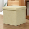 Home Chair Whte Storage Box Toy Storage Stool Ottoman