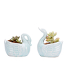 Ceramic Flowerpot Swan Flowerpot Cartoon Grocery Duck Succulent Flowerpot