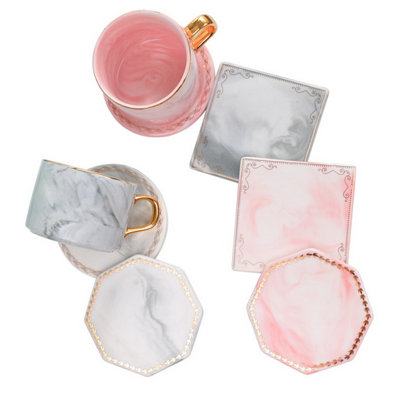 Design Water Absorbent Custom Print Blank Ceramic Coasters