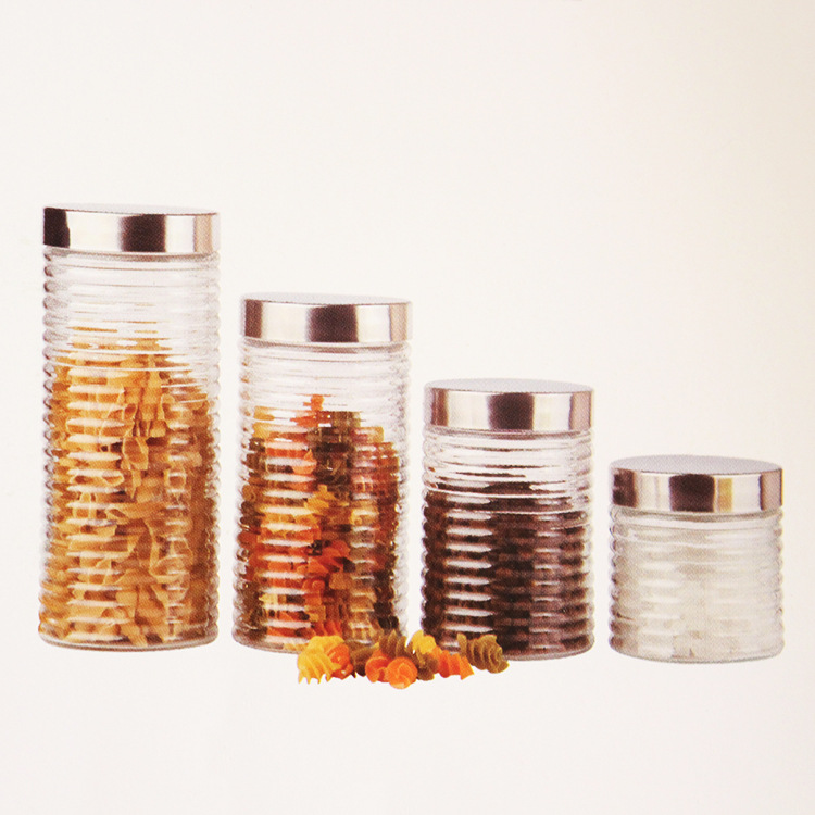 Custom Made Round Candle Glass Jar Glass Cosmetic Jar Straight Side Glass Jar with Lid 