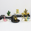 Unique Design Ceramic Lady Ring Jewelry Holder for Home Decor with Deer Head 