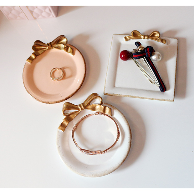 Popular And Luxury Heart Shape Ceramic Jewelry Dish