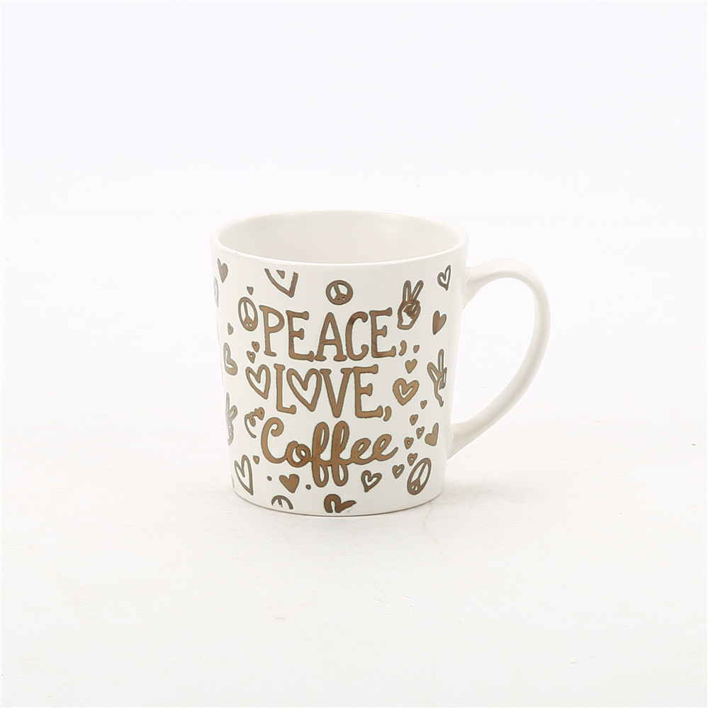 Ceramic Mug Milk Coffee Mug with Trend Office Home Water Cup Simple Version