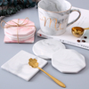 Round Art Ceramic Coaster for Home Accessories 