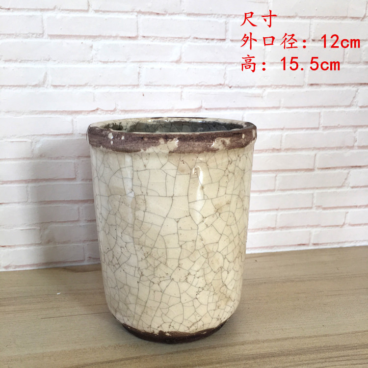 Customized round flower vase home decor cheap new model modern geometric ceramic flower pot