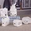 LED Ceramic Christmas Village Houses for Christmas Indoor Decor 