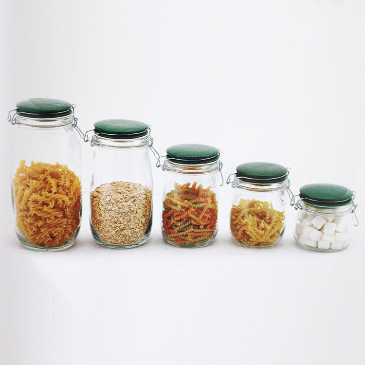 Borosilicate Honey Candy Herb Weed Cookie 350ml 400ml Food Storage Glass Jar