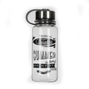 Unbreakable Borosilicate Glass Water Bottle 550ml with Sleeve