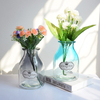  Tall Crystal Flower Decorative Glass Vase for Wedding 