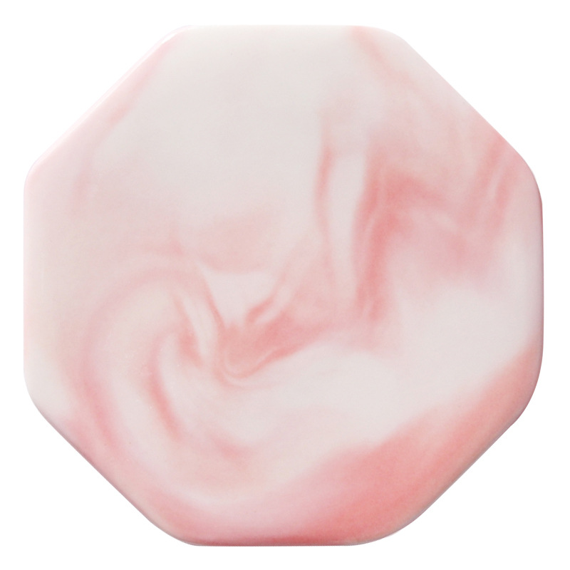 Round Art Ceramic Coaster for Home Accessories 