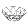 Fruit Basket Geometric Fruit Vegetable Wire Kitchen Storage Basket Metal Bowl 