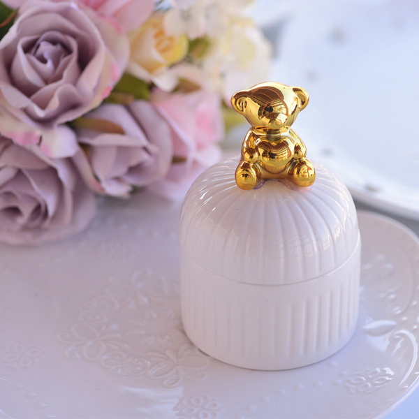 Handmade Crafts Flower Desgin Ceramic Custom Logo Printed Jewelry Boxes