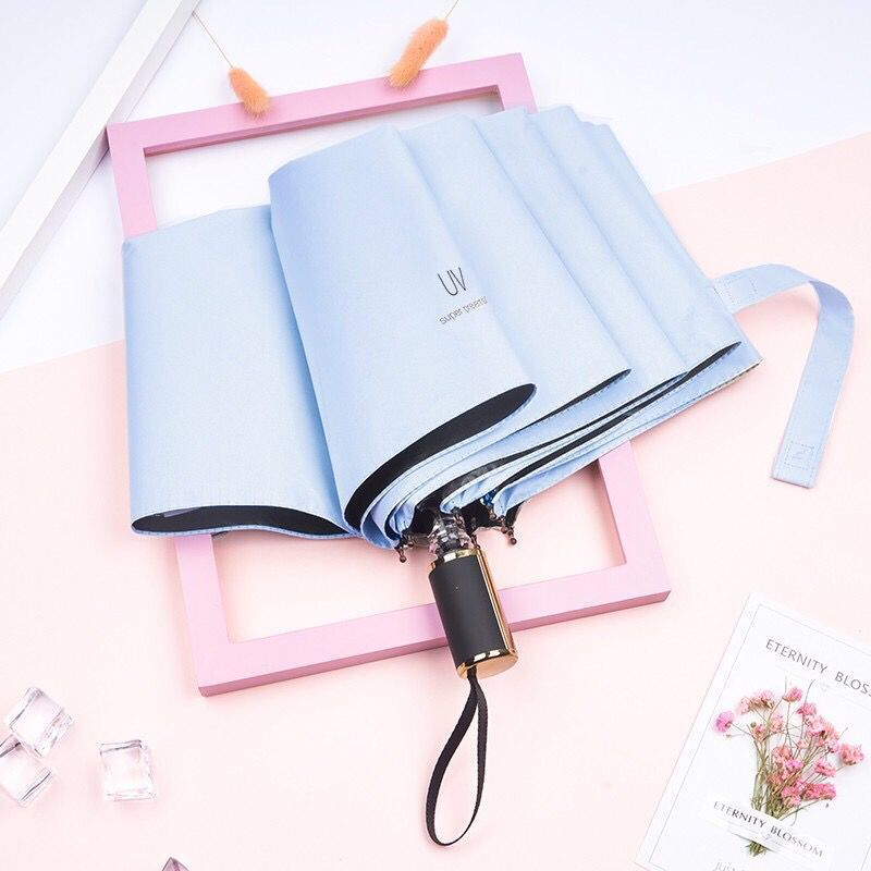 Travel Umbrella Auto Open Compact Folding Sun Rain Protection Windproof Portable Umbrella for Kids Women 