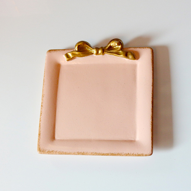 Popular And Luxury Heart Shape Ceramic Jewelry Dish