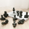 Nordic Mini Plaster Small Avatar Sketch Literary Figure Sculpture American Desktop Ornaments 