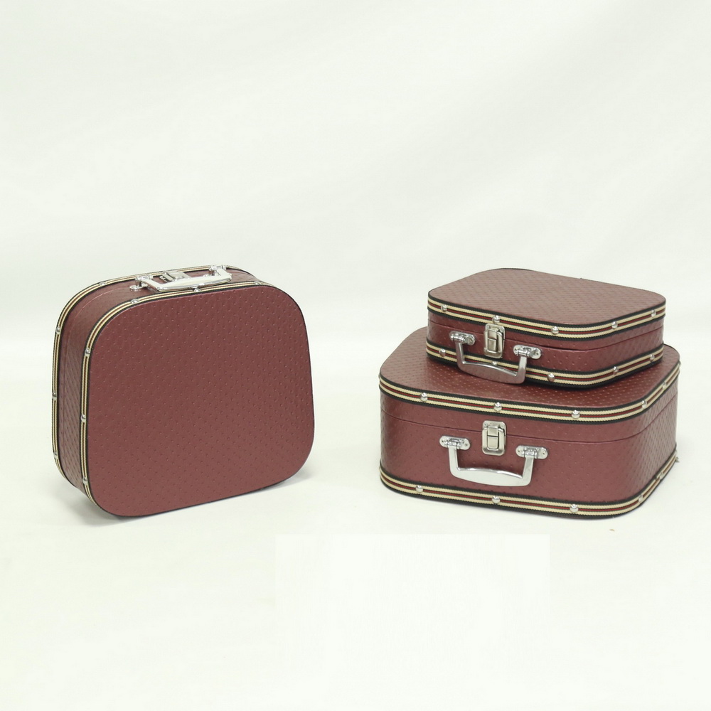 RETRO Antique Old Looking Wooden Suitcase 