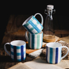 Retro Reinforced Porcelain Mug Coffee Mug Water Mug Milk Mug Embossed Cloth Mug