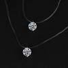 New Mermaid Tear Necklace Meteorite Pendant Transparent Fishing Line Invisible Women's Necklace