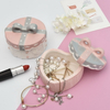 Wholesale Custom Heart Shape Ceramic Jewelry Holder Porcelain Jewelry Box