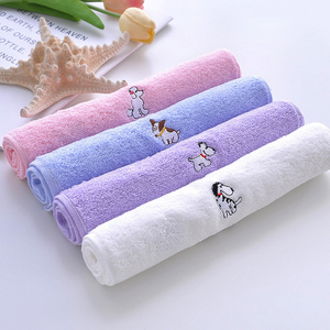 Luxury Hotel Custom Logo Cotton Bath Towel Hand Towel Face Towels