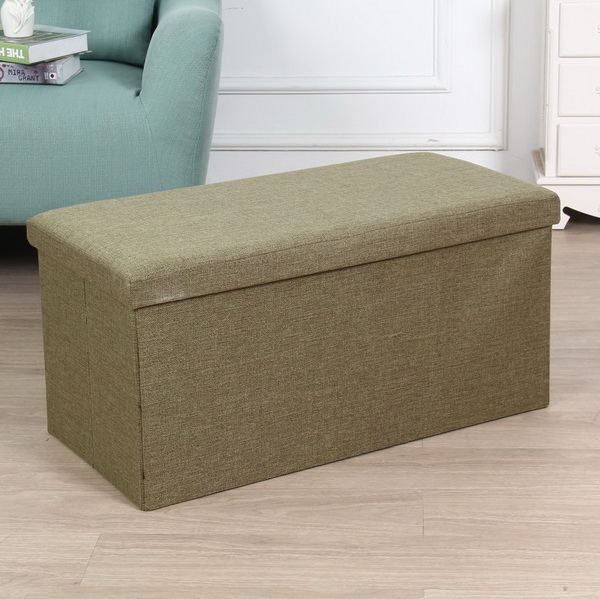 Custom Storage Stool High Quality Hard PU Storage Ottoman