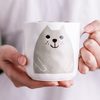Cartoon new bone China lovers mug coffee cup cup water cup Nordic style Persian cat mug