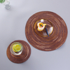 Natural Fiber Placemats And Coasters Straw Weave Placemat For Dining Round Woven Tablemat 